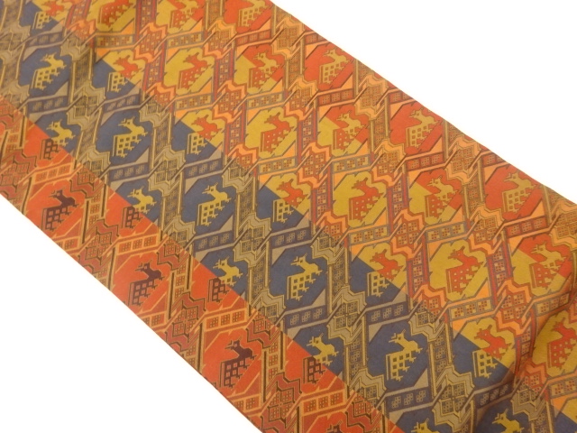 JAPANESE NAGOYA OBI / WOVEN ARISUGAWA PATTERN